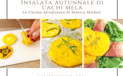 INSALATA AUTUNNALE DI CACHI MELA