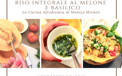 RISO INTEGRALE AL MELONE E BASILICO
