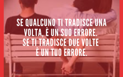 ERRARE E’ UMANO. MA SE PERSEVERA…